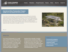 Tablet Screenshot of fourcornersenv.com